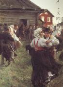 Anders Zorn Midsummer Dance (nn02) oil on canvas